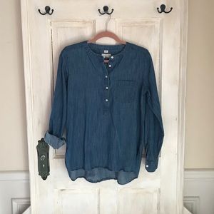 Softened Denim Shirt 🌸